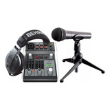 Sistema De Grabación Behringer Podcastudio 2 Usb