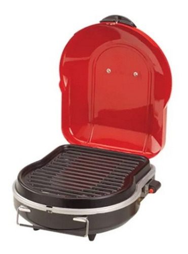 Asador Parrilla Plegable Bicolor Uso Facil Camping Coleman