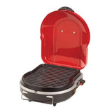 Asador Parrilla Plegable Bicolor Uso Facil Camping Coleman