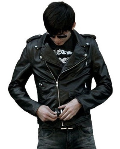 Chaqueta Rocker Slim Negra, Mi Estilo Biker