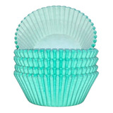 100 Capacillos Cupcake #72, Turquesa