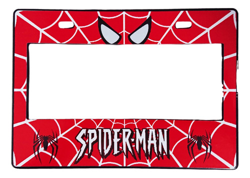 Portaplaca Para Moto Premium Spiderman