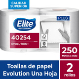 Toalla De Papel H/s Evolution Plus 250 Mt X 2 Rollos Elite