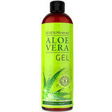 Orgánica Gel De Aloe Vera 100% Puro De Aloe De Recién Cortad