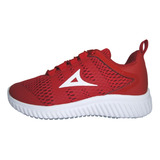 Tenis Deportivo Pirma Running Suela Suave Rojo 18-21.5