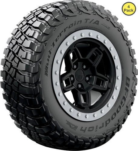 Paq 4 Llantas Bfgoodrich Mud-terrain T/a Km3 Lt275/65r18 123