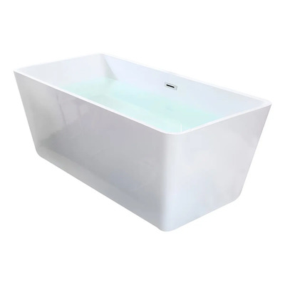 Tina de Baño Solana Modelo Azalea Blanca 150x80x60 cm Rectangular De Acrílico Solido Slim \u002F Jacuzzi Bañera Alto Brillo Para Cuarto De Baño | MercadoLibre