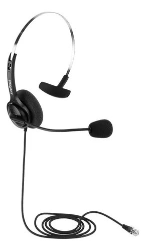 Headset Intelbras Tiara Chs40 Rj9 Fone Para Telemarketing