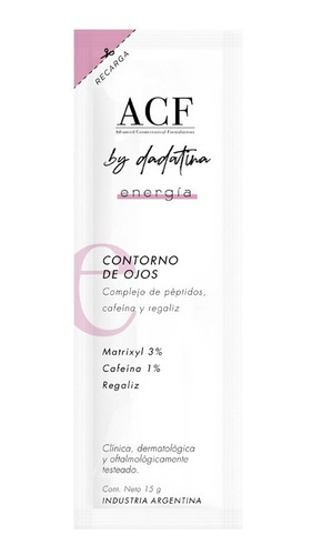 Refill Crema Contorno De Ojos Acf By Dadatina