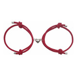 Pulseras Para Pareja Imán Magnéticas Amor Bordo 