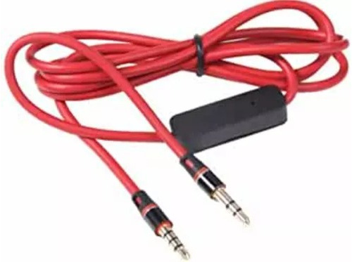 Cable De Audio Auxiliar 3.5 M Con Micrófono Manos Libres