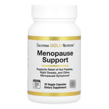 California Gold Nutrition, Suporte Para A Menopausa, 30 Cápsulas Vegetais Sf, Sabor Sem Sabor