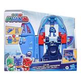 Brinquedo Pj Masks Menino Gato Quartel General 2 Em 1 Hasbro