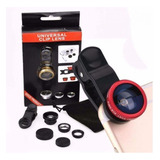 Kit Lentes Olho Peixe Fish Smartphone Celular Eye Macro Wide