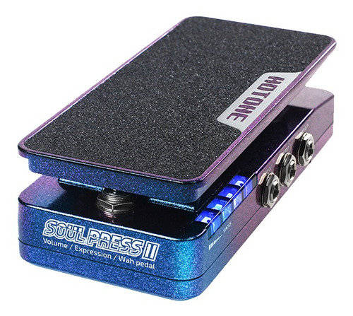 Pedal De Efeito Hotone Soul Press Ii Azul Volume Expressão