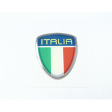 Adesivo Bandeira Escudo Italia Resinado 4,5x5,5 Cms Rs27 Fgc