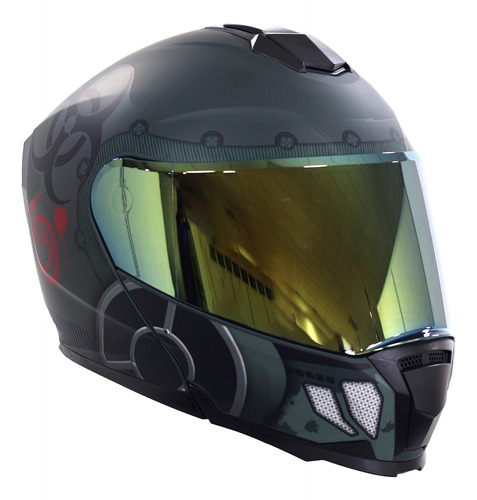 Casco Roda Revenge Pro Abatible Certificado Dot Hombre Mujer