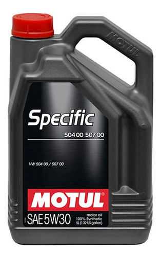 Aceite Motul Spesific 5w30 X 5lts Sintetico 504 / 507 Auto