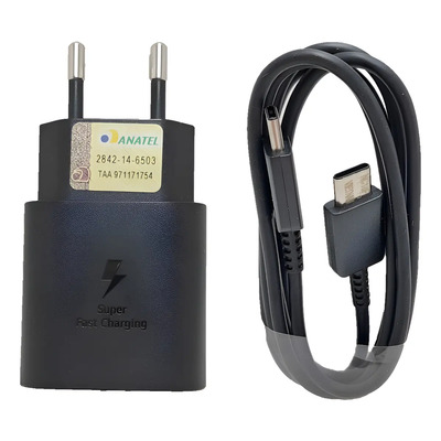 Carregador Samsung Super Rápido S20 S21 Note 10 20 Original | Parcelamento sem juros