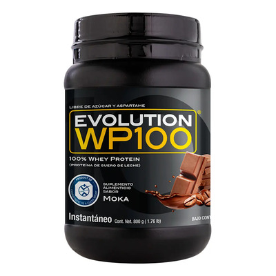 Evolution Proteina Suero De Leche (whey) Wp100 800 G Sabores Sabor Moka | Meses sin interés