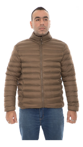 Campera Hombre Ultra Liviana Invierno Inflable Simil Pluma