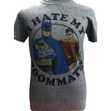 Polera Batman 'i Hate My Roommate' Dc Comics Cero Tacto