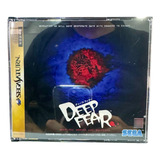 Deep Fear Oldschool Retroart Em Inglês Sega Saturn