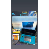 Nintendo 3ds  Aqua Blue Com R4 E 250 Jogos