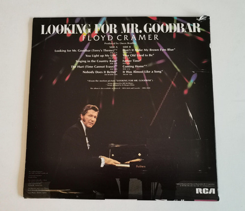 Vinilo Floyd Cramer - Looking For Mr. Goodbar ( Ed. Usa )