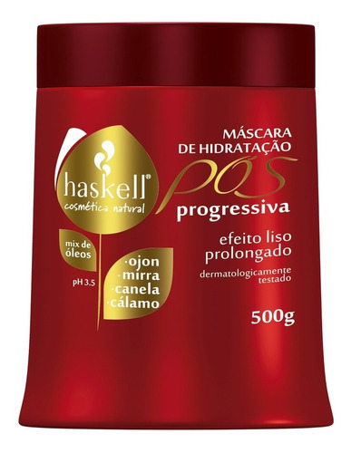 Haskell Pós Progressiva Máscara 500g + Nf