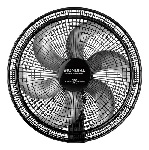 Ventilador 40cm Mondial Super Power Vsp-40-b 6 Pás 3