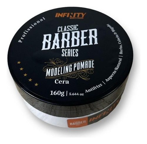 Pomada Modeladora Barber Infinity Look's Hair 150gr