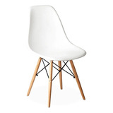 Silla Eames Madera Para Comedor  