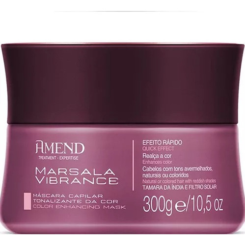 Amend Máscara Matizadora Marsala Vibrance 300g