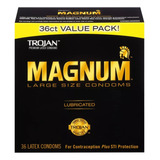 Condones Magnum 36 Pzs Premium Tamaño Grande Americano Origi