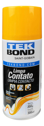 Spray Limpa Contato Elétrico Eletrônico 300ml / 200g Tekbond