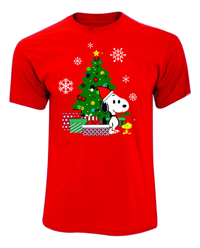 Camisetas Navidad Snoopy Peanuts Navideño