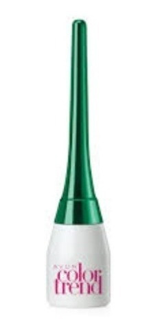 Delineador Liquido Color Trend Dorado Verde Metalico Avon