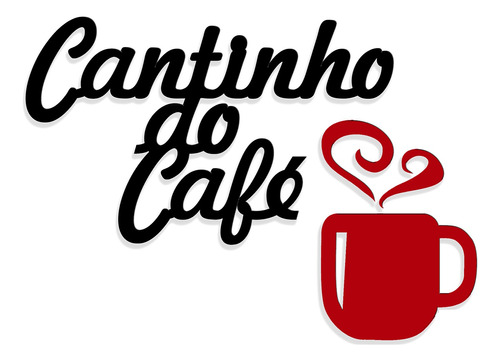 Cantinho Do Café Café Decoração Mdf 6mm Xícara Vermelha