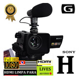 Filmadora Sony Hdr-xr160 Full Hd Entrada Para Microfone Fone