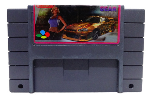 Fita Top Gear Snes Super Nintendo Cartucho Jogo