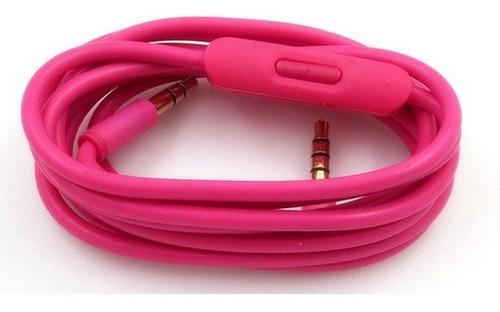 Cabo Para Fone Beats V2 Solo 2 E 3 Studio 2 E 3 C Mic - Rosa