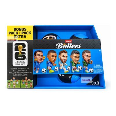 Zuru Ballers Fifa World Cup 2026 Pack 3 Futbol Coleccionable