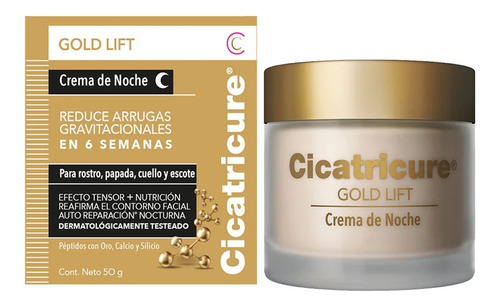 Crema Facial Gold Lift Noche 50 Grs Cicatricure