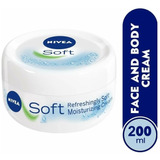 Creme Nivea Soft Pote Grande 200ml / 197g Mãos Rosto Corpo