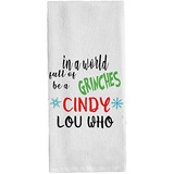 In A World Full Of Grinches Be A Cindy Hand Toallas De Baño,