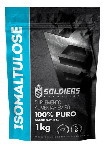 Palatinose 1kg - 100% Pura - Importada C/ Laudo - Soldiers