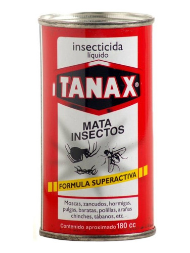Insecticida Tanax Liquido Tarro De Repuesto 180 Cc