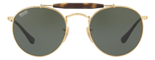 Lente De Sol Ray Ban Rb3747 Atemporal Lente Crystal Green Varilla Arista Armazón Arista Diseño Phantos