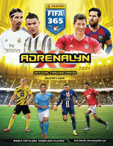 Cartas (normales) Adrenalyn Fifa 365 2021 (10 Cartas)